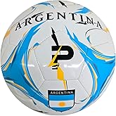 PLAYPRO Elite Edition Soccer Ball - Training Soccer Ball &ndash; Durable TPU Outdoor Ball &ndash; Country Design (USA, Argentina, Brasil, Mexico, Portugal &amp; More)
