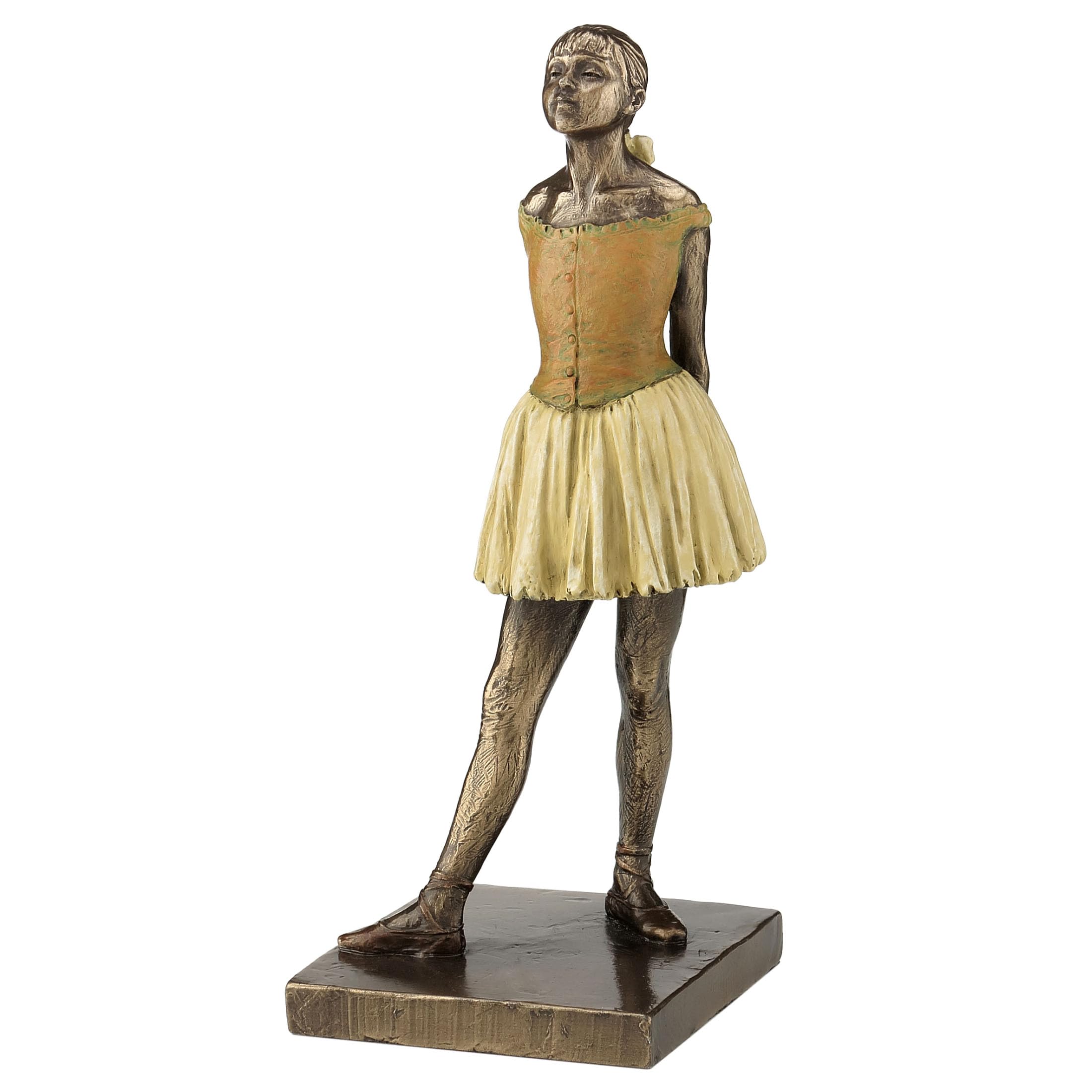 VERONESE (Bronze) - Degas Little Dancer Ballerina Statue (18cm Tall)