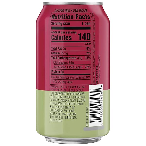 STUBBORN SODA, BLACK CHERRY TARRAGON, 12 FL OZ CANS (PACK OF 12)