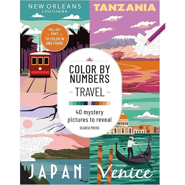 COLORS「Travel special」1995年⑪【海外雑誌・洋書】❷ Amazon.com: CBN: Nature: 40 mystery pictures to reveal (Color by