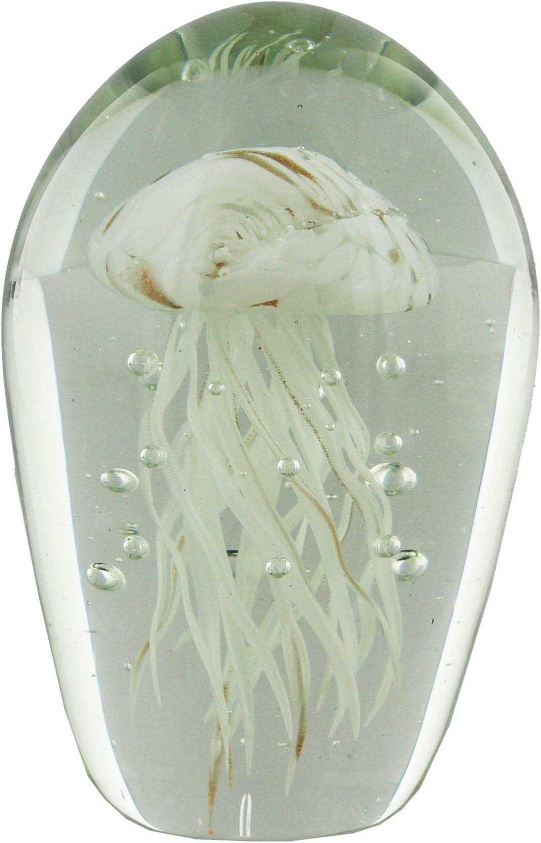 The Gift Experience Objets d'Art Paperweight - White Jellyfish