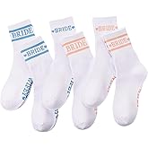 Jspupifip 6 Pairs Bride Socks Bride To Be Gift Cotton Bridal Socks Engagement Wedding Bridesmaid Gifts for Bridal Shower Wedding Day Bachelorette Party Favor