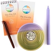 The Fire Kit - Burn Negative Thoughts for Stress Relief and Healing - Give the Gift of Peace of Mind - Self Care Kit By Two Sage Sisters