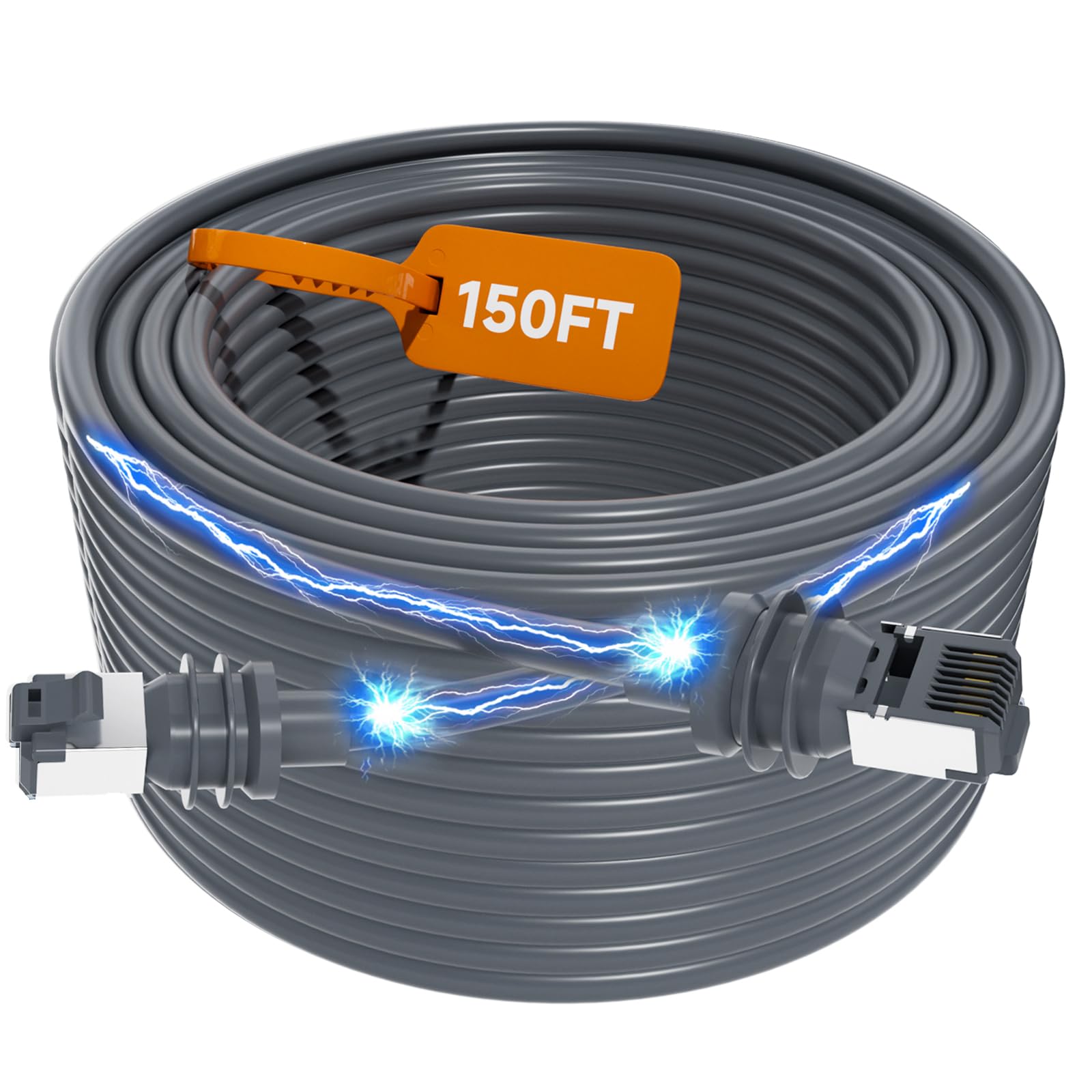 thumbnail image 2 of 100ft Replacement Cable For Starlink Rectangular Dish (V2) - Waterproof Extension, Plug & Play 2 of 13