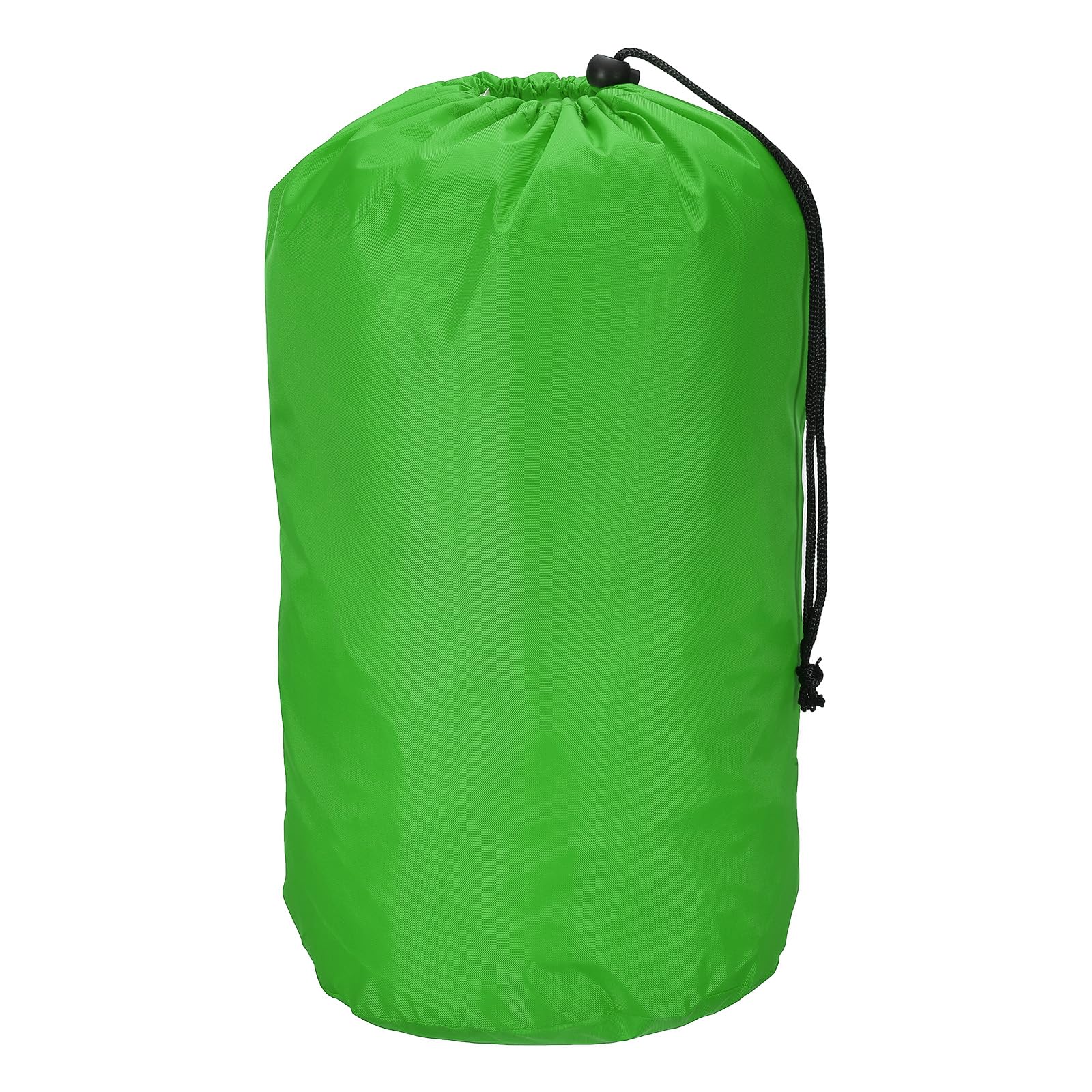 PATIKIL Stuff Sack, 9 x 16 Inch Waterproof Outdoor Storage Sack Portable Drawstring Dust Flap Bag for Camping, Green