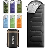 FARLAND Sleeping Bags 30℉ for Adults Teens Kids with Compression Sack Portable and Lightweight for 3-4 Season Camping, Hiking,Waterproof, Backpacking and Outdoors