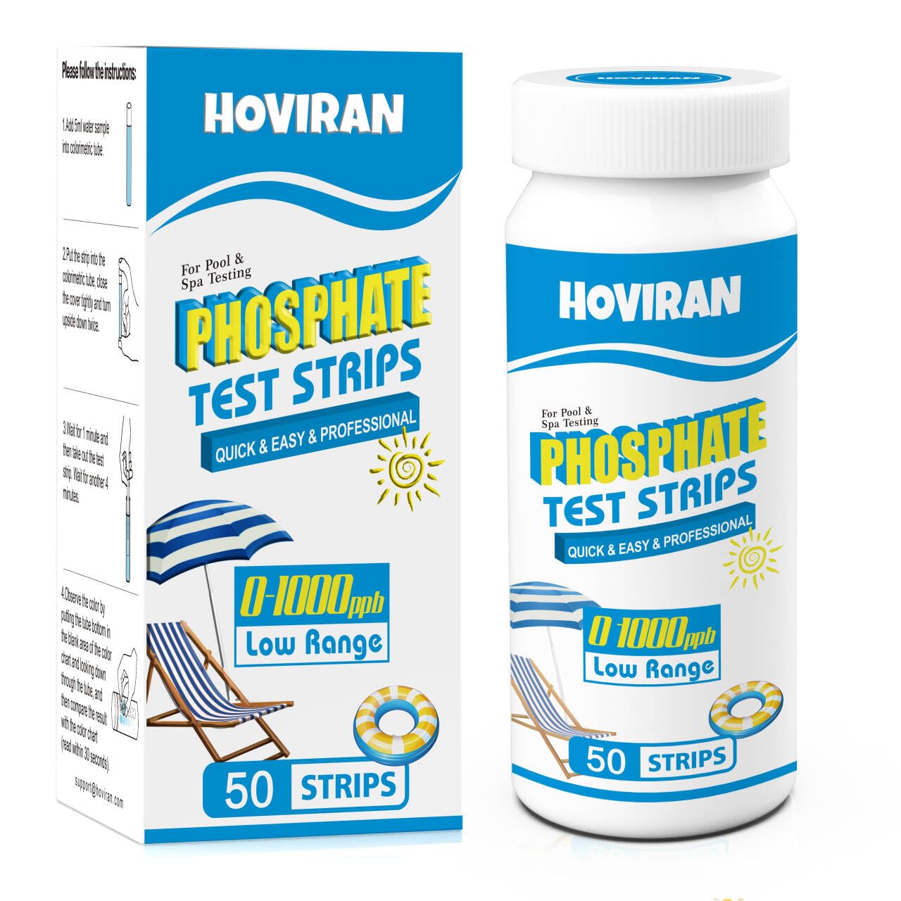 Photo 1 of ***Colorimetric Tube not Included***
Phosphate Test Kit, Phosphate Test Kit for Hot Tub, Swimming Pool and Spa, 50 Counts Phosphate Test Strips 