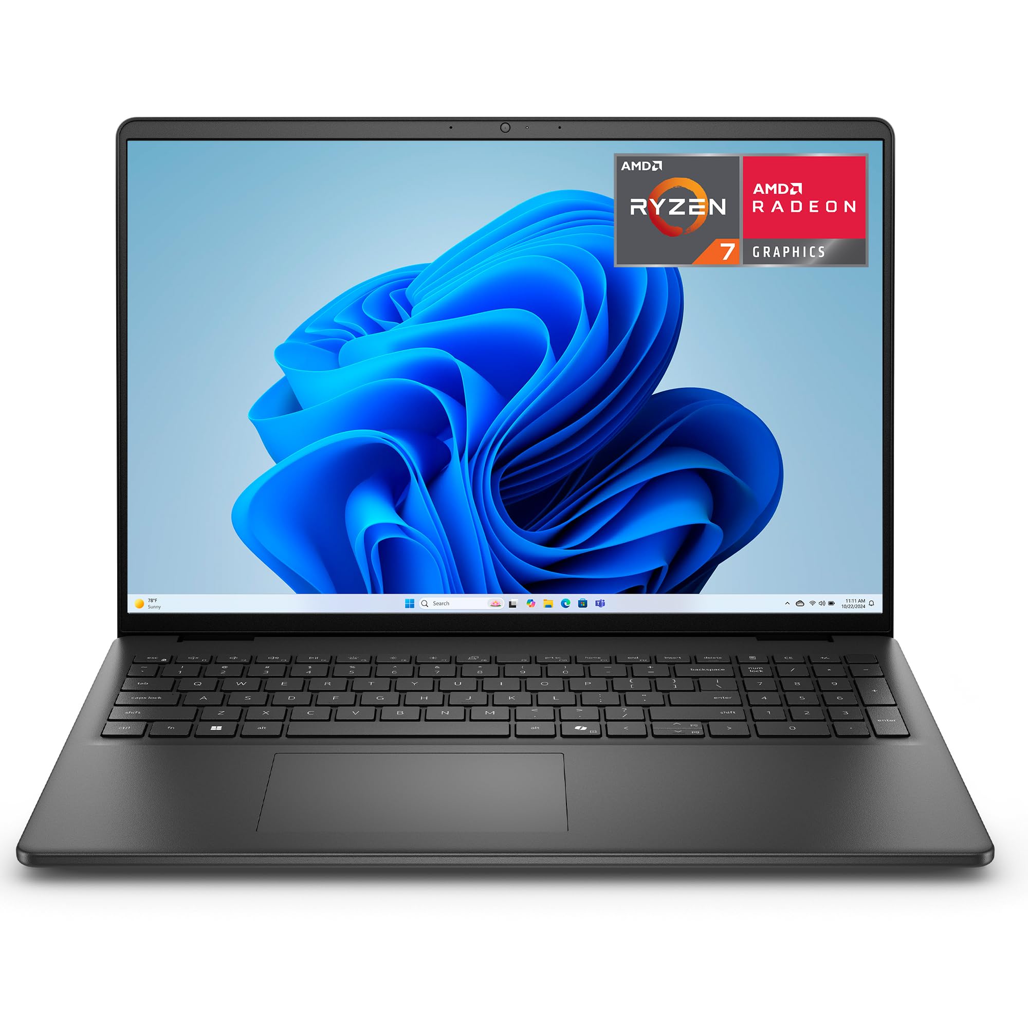 Dell 16 Laptop - AMD Ryzen 7 250, 16GB RAM, 1TB SSD