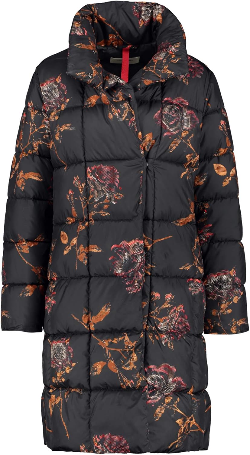 Gerry er Women's Floral Print Quilted Coat Multicolour L Amazon