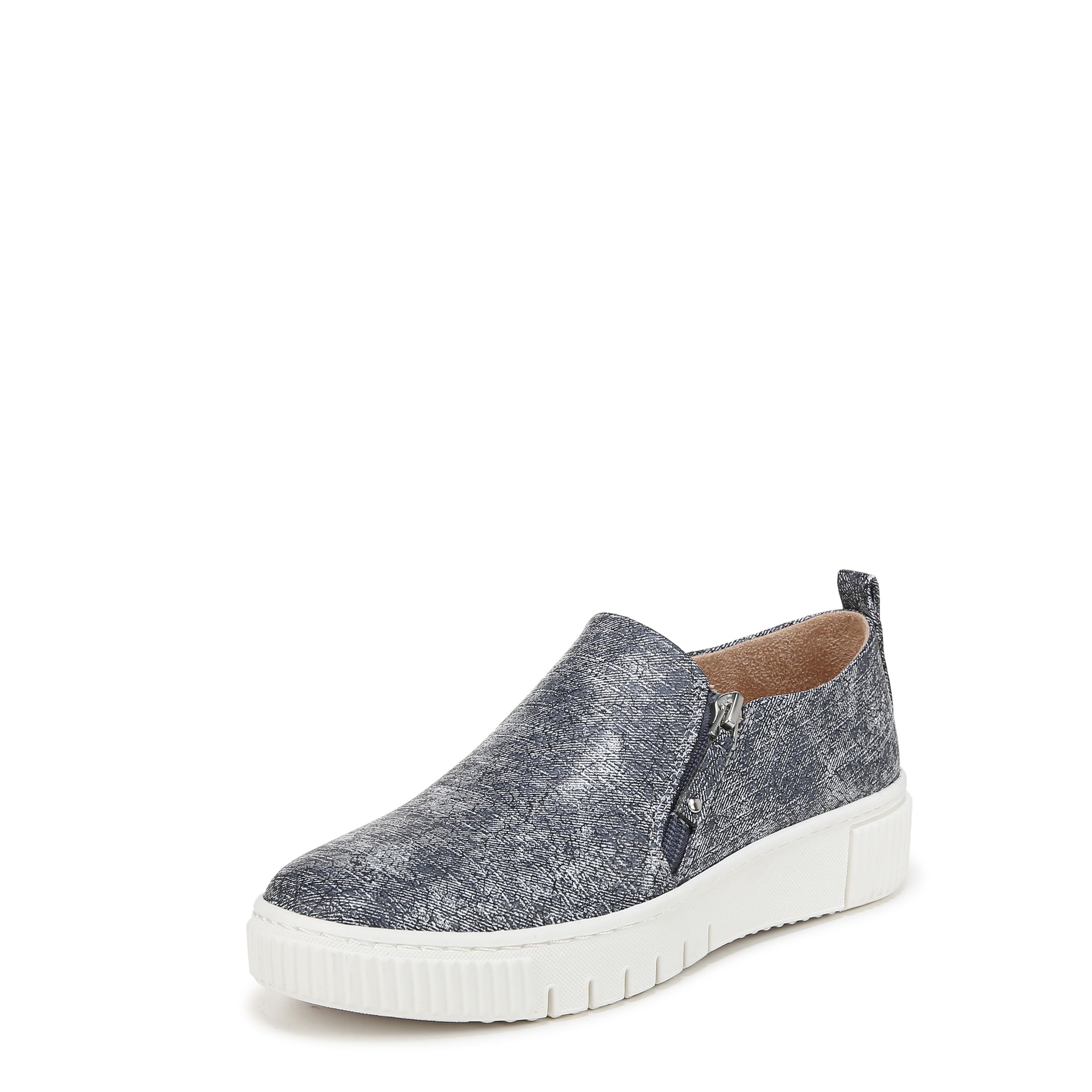 Naturalizer Soul Women’s Turner Platform Slip On Fashion Sneaker Loafer Denim Blue 6 M