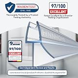HNNHOME Bath Shower Screen Door Seal Strip for 6-8 mm Glass 20 mm Gap view 5