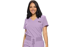 Monarch Uniforms Womens Scrub Top One Pocket Tuck in Scrub Top for Women