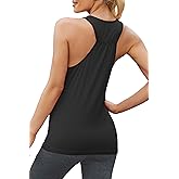 Bestisun Long Workout Sports Tank Tops Racerback Yoga Athletic Shirts for Women