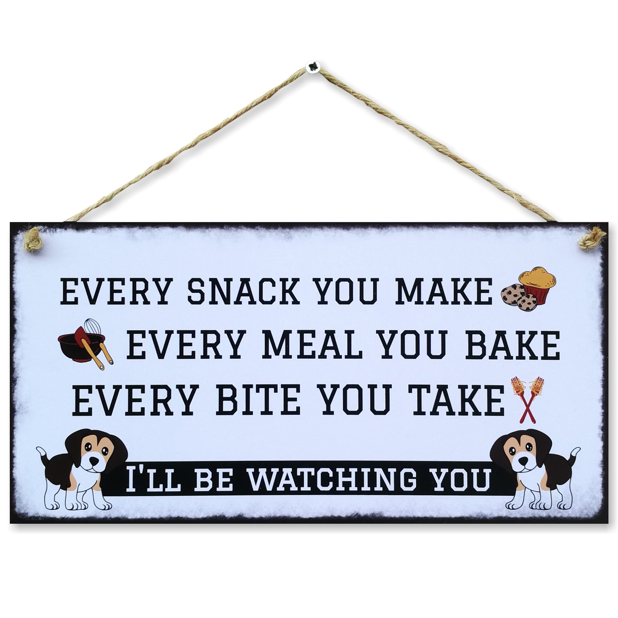 CARISPIBET Every snack you make | home decorative sign, hanging ornament kitchen décor 6" x 12"