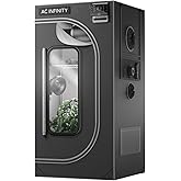 AC Infinity CLOUDLAB 422, Advance Grow Tent 2x2, Thickest 1" Poles, 2000D Mylar Canvas, Lab-Tested Highest Reflectivity, Larg