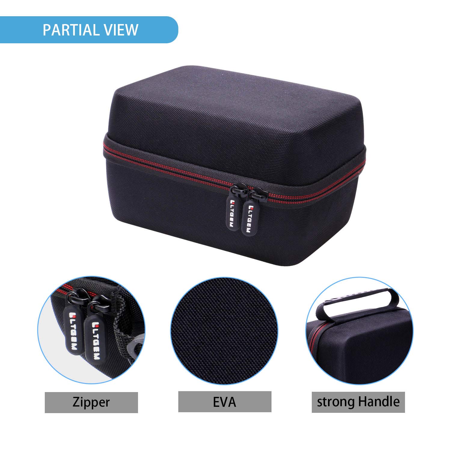 LTGEM Case Compatible with Omron BP7000 Evolv Upper Arm Blood Pressure Monitor, Case Only