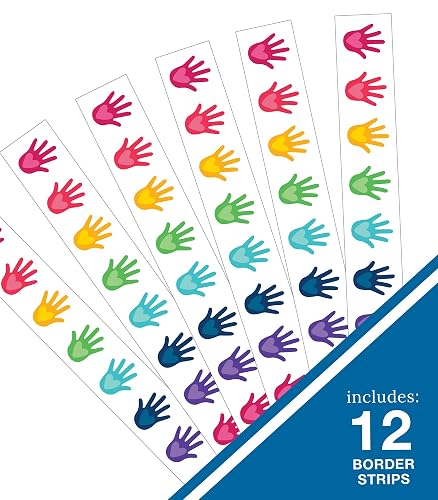 Carson Dellosa One World Heart and Hand Bulletin Board Borders, 36 Feet ...