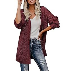 ADJHDFH Orange Sweater Loose Fit Cardigan Tops For