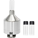 Grinder【Superfine Grinding】aluminum alloy Pepper Grinder Set, Silver 2.2 inch
