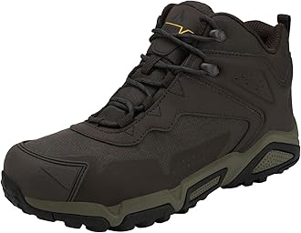 NORTIV 8Men's Waterproof Hiking Boots, Lightweight Tactical Boots for Men, Mid Ankle Men's Hiking Boots for Trekking Trails, Outdoor Adventures Hiking