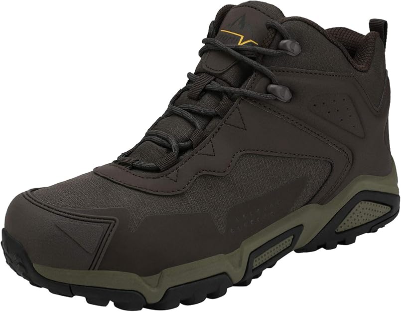 NORTIV 8 Men's Waterproof Hiking Boots Lightweight Mid Ankle Trekking