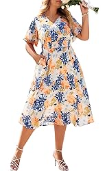 Hanna Nikole Summer Short Sleeve Long Dresses for