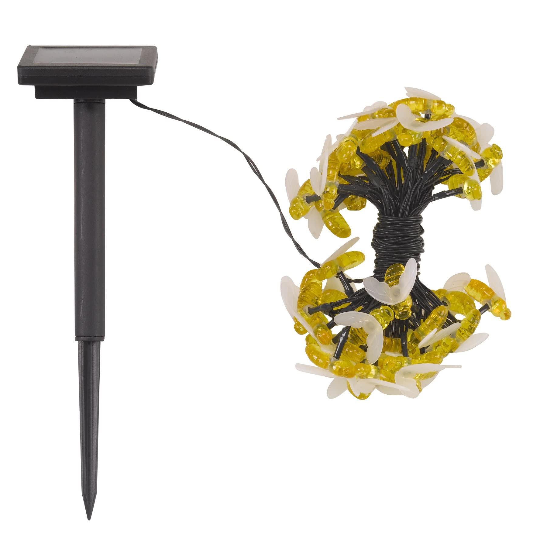 Solar Powered 50 Bee String LED Lights