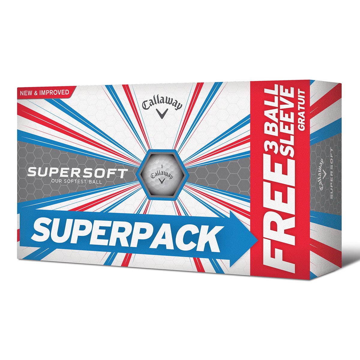 Callaway Supersoft Golf Balls (Pack of 12) - White