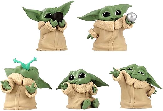 Amazon Com The Mandalorian 5 Baby Yoda Baby Yoda Anime Figures Star Wars Furniture Decor