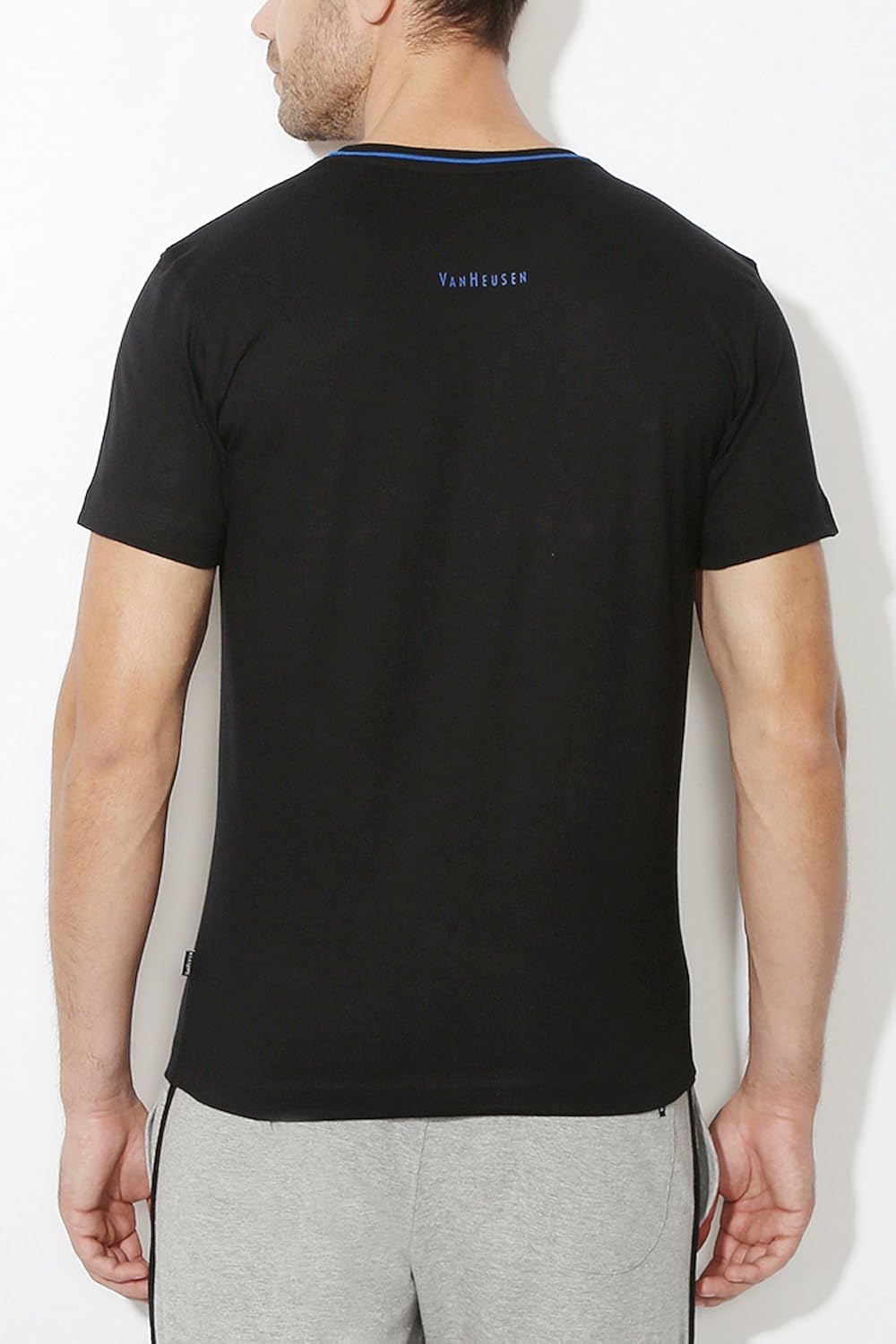van heusen men's round neck cotton t-shirt
