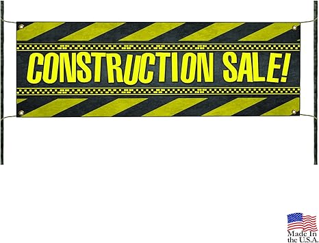 Amazon Com Construction Sale Promotion Discount Offer Vinyl
