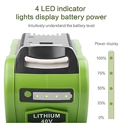 Tree.NB 6.0Ah 40V Lithium Battery - Replacement for