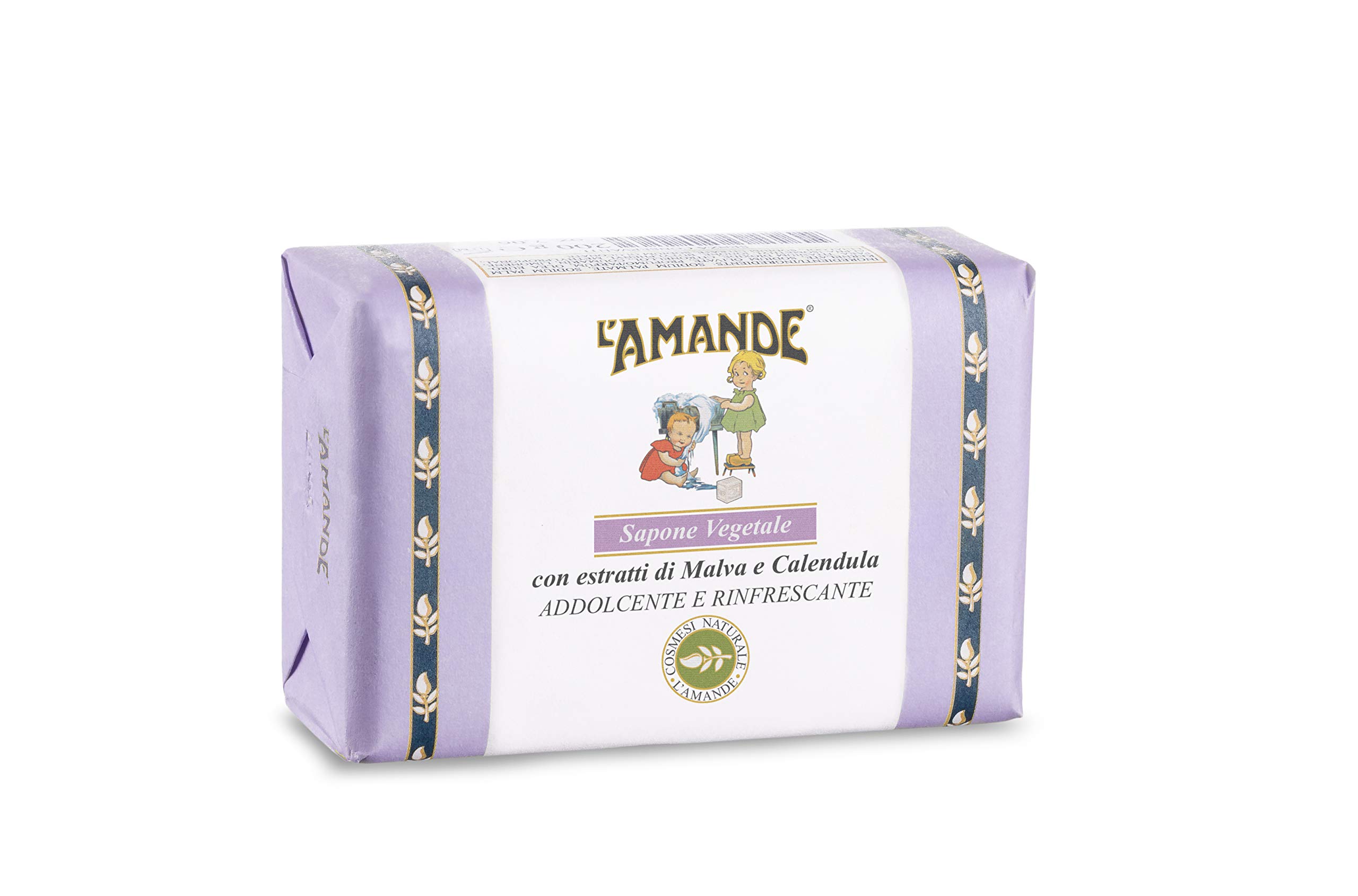 L'Almond Vegetable Soap Malva/Calendula - 200 g
