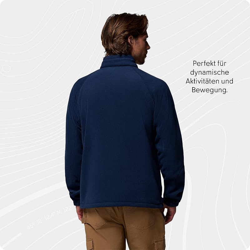 193553188179 Fleecejacke Mit Durchgehendem Reißverschluss, Collegiate Navy, M