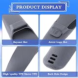 TIESOME 2pc Silicone Shaver Case Portable Waterproof Manual Razor Holder Travel view 4