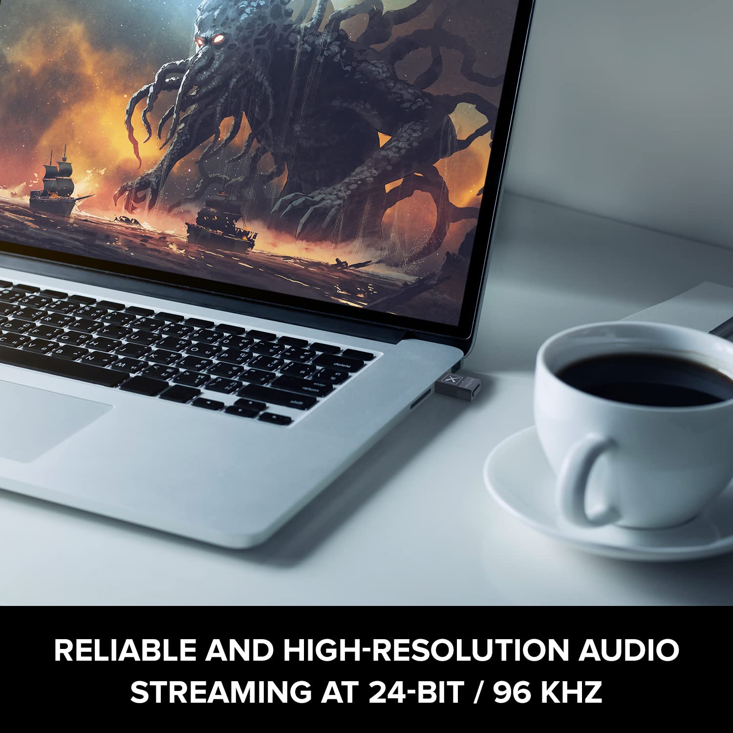 Creative BT-W5 Bluetooth 5.3 Sart Audio Transitter With AptX Adaptive, 24bit/96kHz High