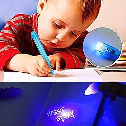 HeroFiber 12 Invisible Ink Pen with UV Light and 12