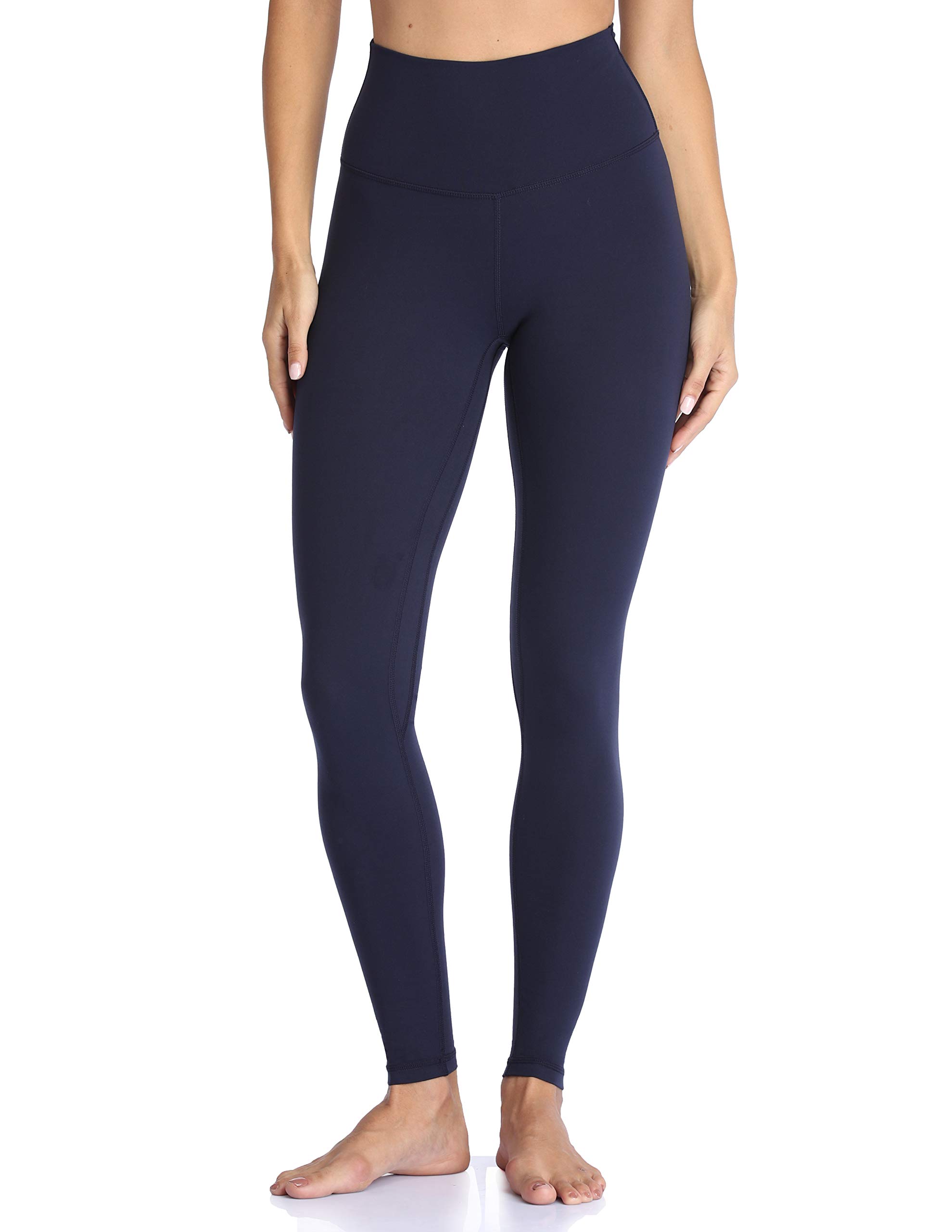 Photo 1 of Colorfulkoala Women's High Waisted Tummy Control Workout Leggings Full Length Ultra Soft Yoga Pants 28" (L, Navy)