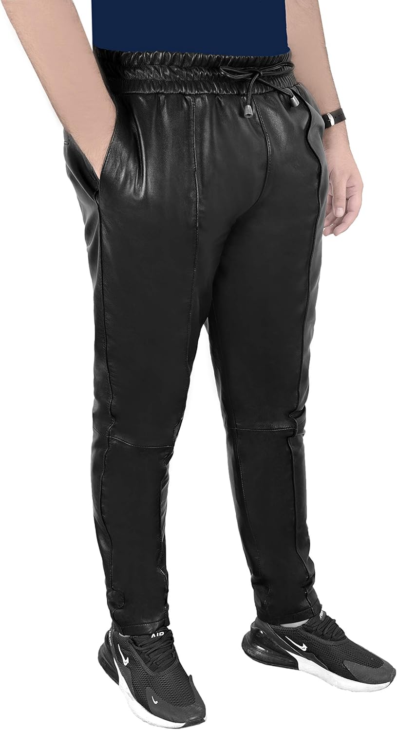 soft leather trousers