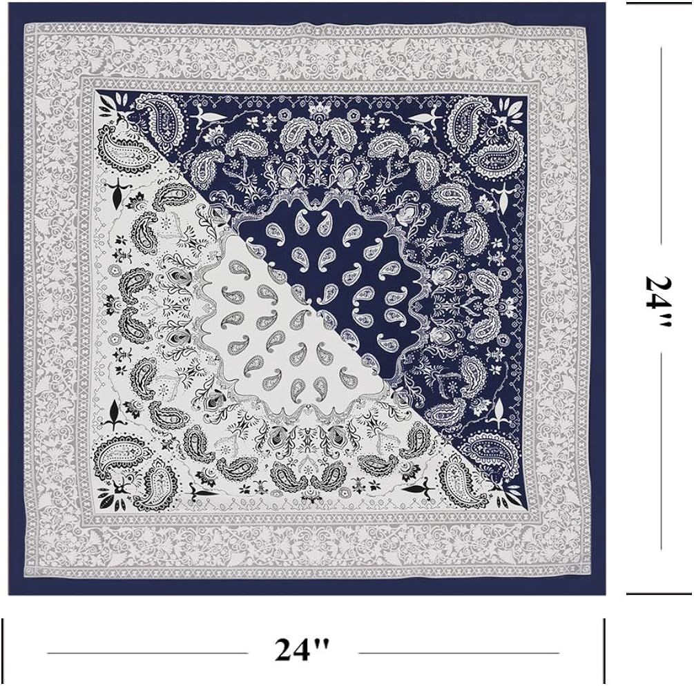 Satin Silk Head Scarf Neckerchief, Women Hair Neck BandanaThin Soft Scarfs for Spring Summer, Mom Grandma Best Friend Sister Wife Girlfriend Gift at  Men’s Clothing store