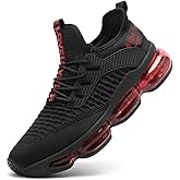 Kapsen Mens Running Shoes Air Cushion Tennis Walking Sneakers Casual Sport Gym Jogging