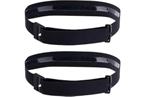 2pcs Elastic Headlamp Strap Replacement, Nylon Adjustable 2.5cm/1in Wide Headlight Strap Compatible with Black Diamond, Petzl