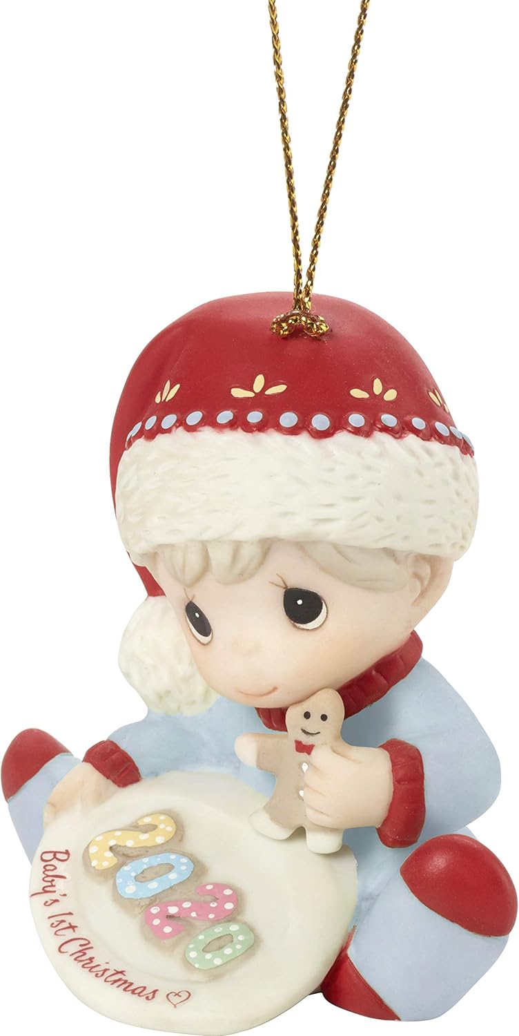 precious moments baby boy first christmas ornament