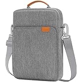 KIZUNA Tablet Sleeve Case 10 Inch Shoulder Bag for 11" iPad Pro M4 M2/11 10.5" 10.9" iPad Air M2/ 10.9" iPad 10 9 8/10" Surface Go 3/ Samsung Galaxy Tab A8/10.5" Galaxy Tab S6,Grey