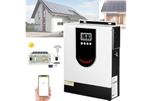 Hybrid Solar Inverter (1.0-10.2KW), 12V 24V 48V Pure Sine Wave, Off Grid Hybrid Inverter Charger, LCD Display, 40/80/120/160A