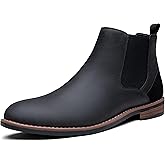 Jousen Men's Chelsea Boots Casual Dress Boot for Men Slip on Retro Nubuck