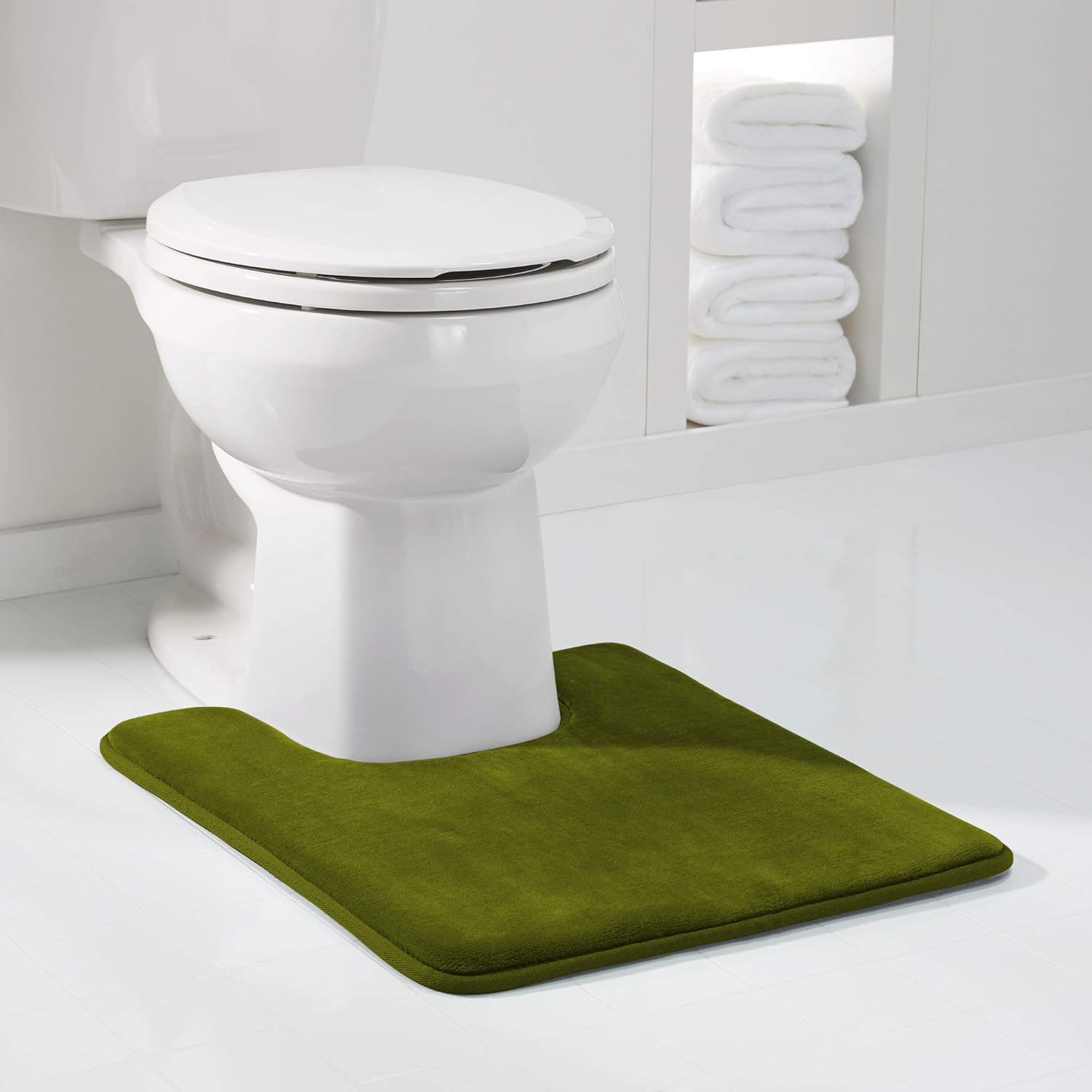 Genteele Memory Foam Bath Mat Non Slip Absorbent Super Cozy