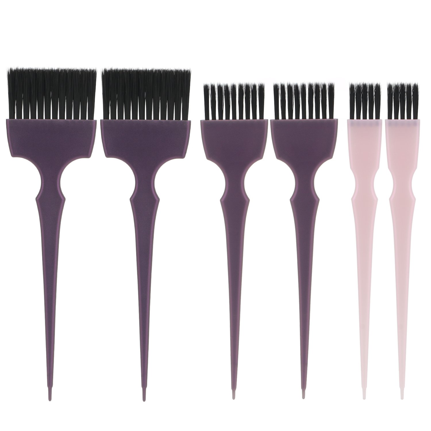 Hair Dye Brush Set, Segbeauty 6pcs Tint Brush Set Hair Coloring Brushes, Professional Hairdressing Tinting Brush Color Applicator Brush, Hair Bleach Styling Brush for Hair Dyeing Balayage : Beauty