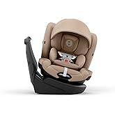 Cybex Callisto G 360 Rotating All-in-One Convertible Car Seat, Almond Beige | Swivel Car Seat for Baby, Toddler &amp; Infant, Rear-Facing, Forward-Facing &amp; Booster Mode for Ages Up to 10, Easy Installation
