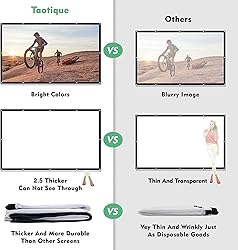 Projector Screen 100 inch, Taotique 4K Movie